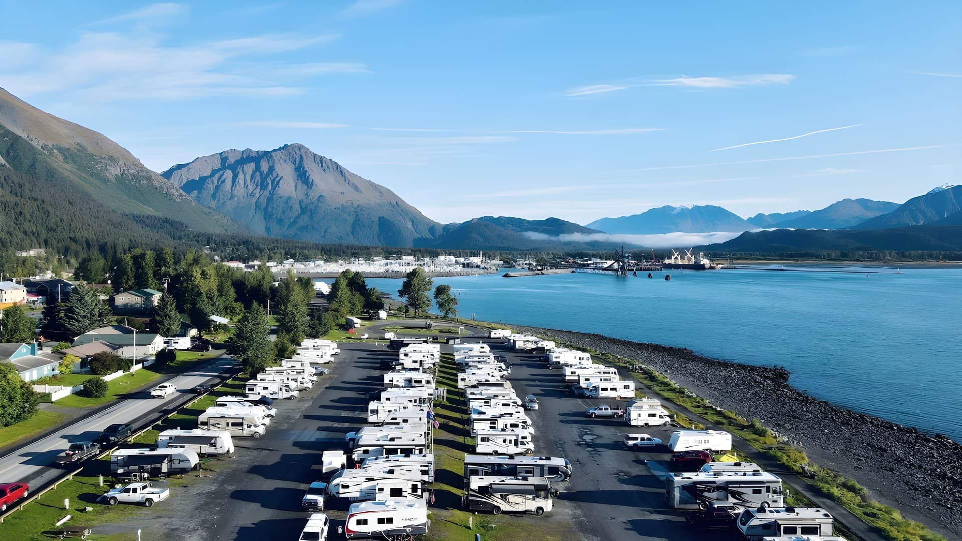 Campground landscape