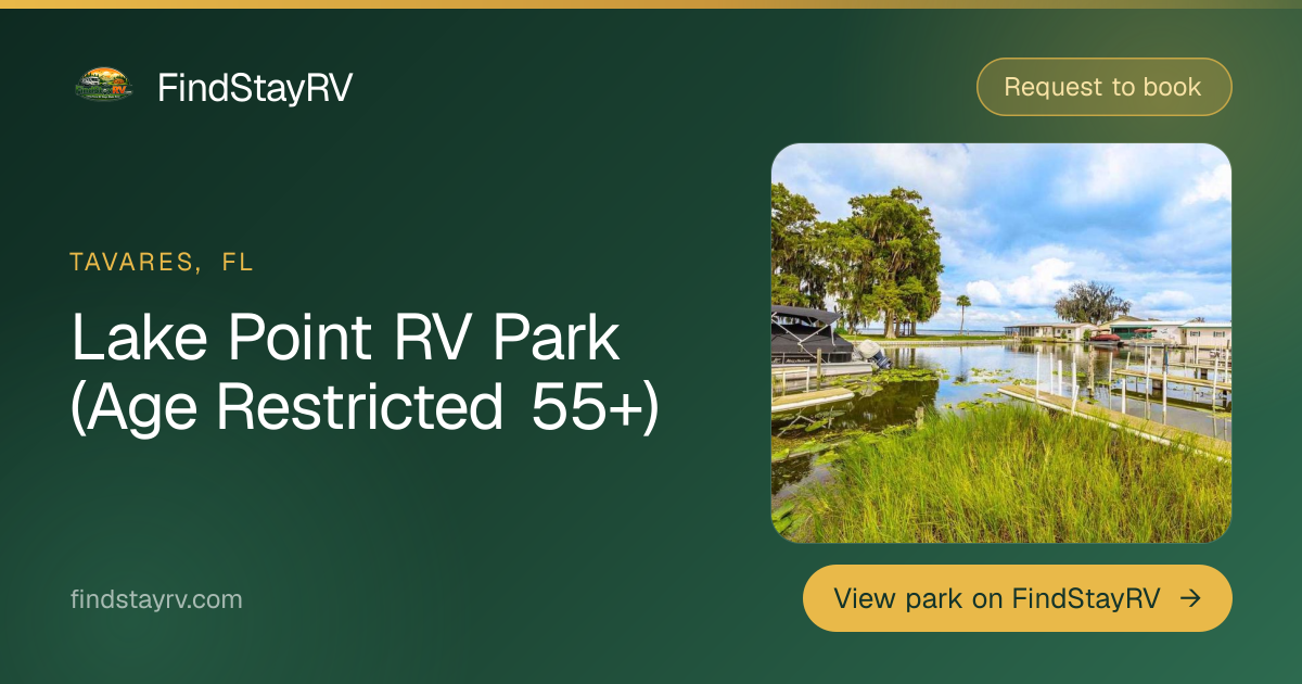 Lake Point RV Park (Age Restricted 55+) | FindStayRV